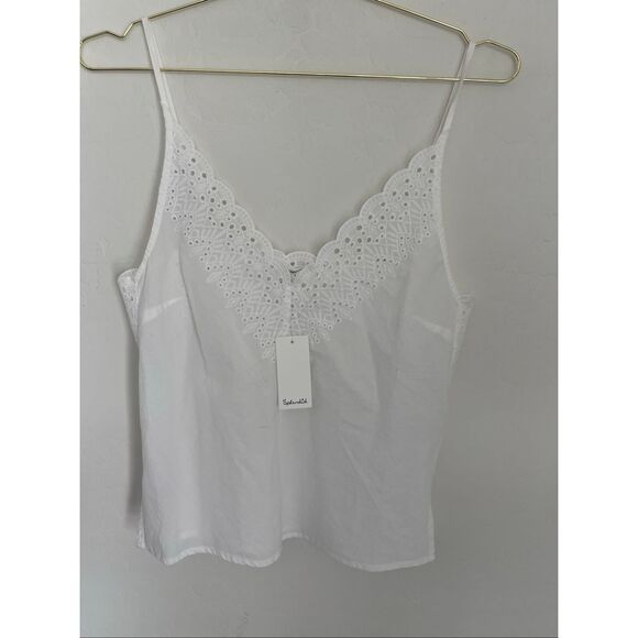 SPLENDID Taylor Eyelet Tank 100% Cotton Size Small NWT - Picture 1 of 5